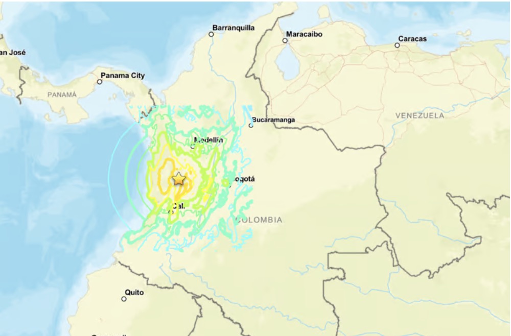 7.4 Mega Quake Rocks Colombia, Widespread Damage Reported