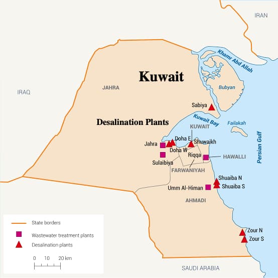 kuwait maps