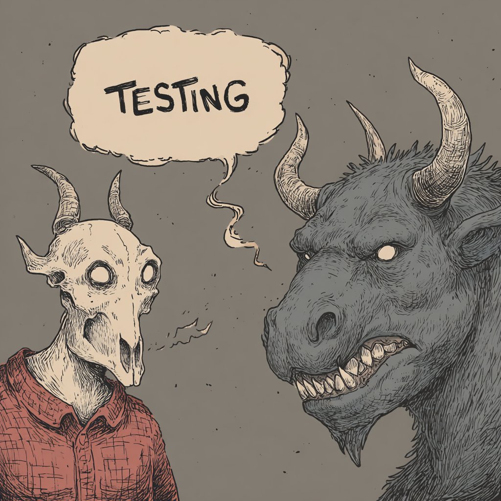 that's not an illustration of "testing"